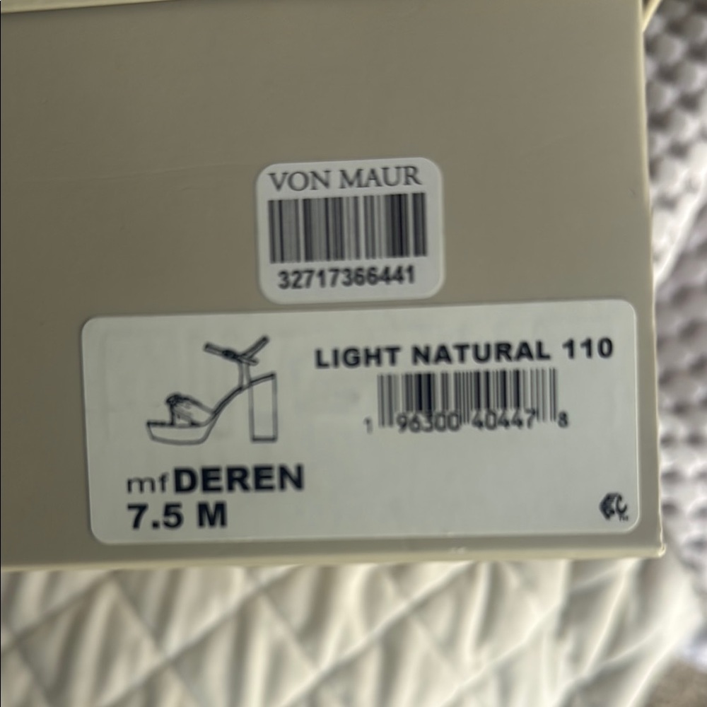 Light Natural Platform Heels
